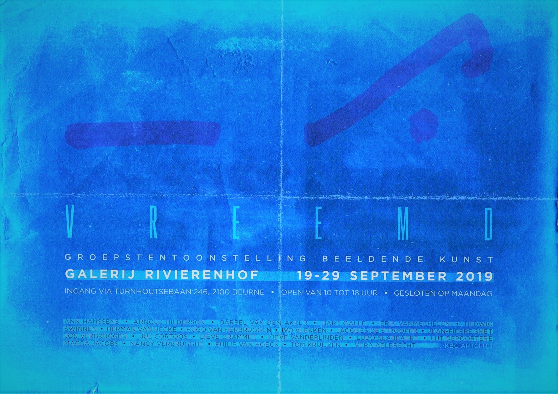 Affiche VREEMD - versie 1 blauw[429]